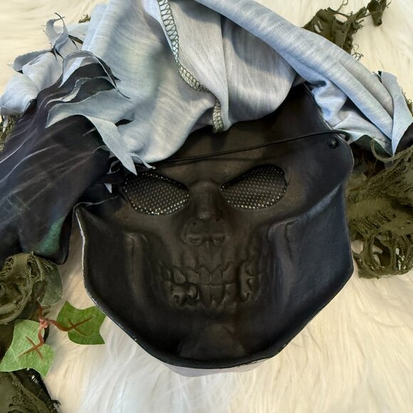 Rubie's Kids Halloween Swamp Zombie Costume Jumpsuit and Mask L - Picture 6 of 11